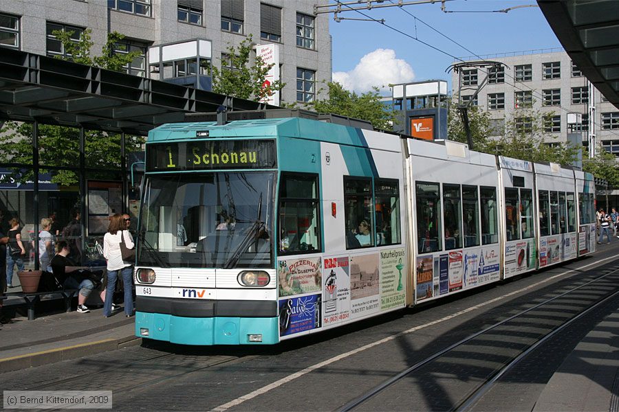 Straßenbahn Mannheim - 643
/ Bild: mvg643_bk0905190012.jpg