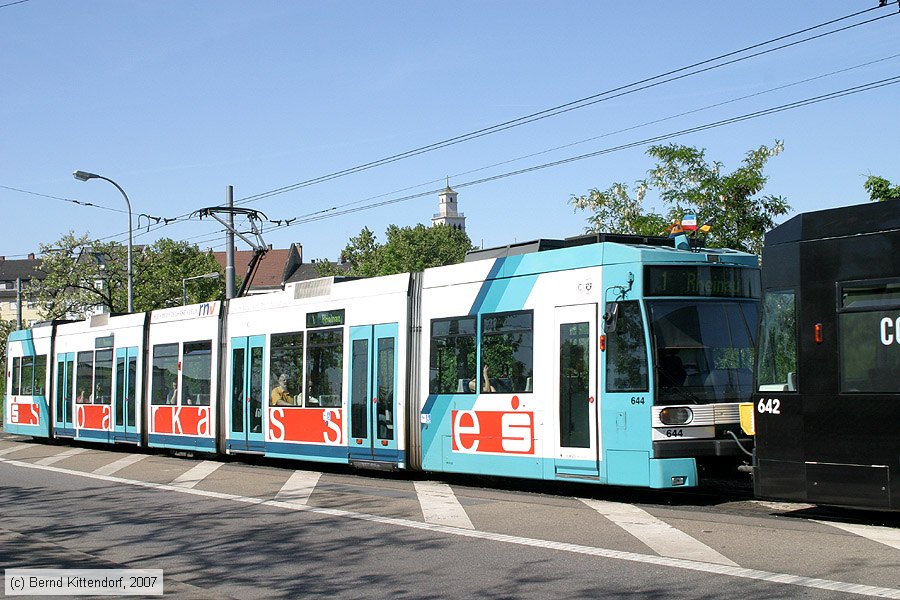 Straßenbahn Mannheim - 644
/ Bild: mvg644_bk0704300133.jpg
