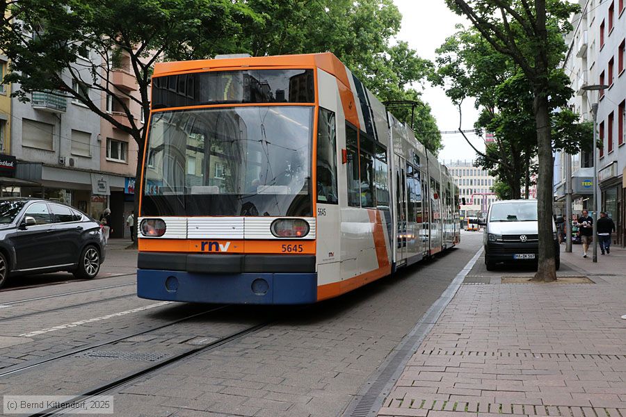 Stra&szlig;enbahn Mannheim - 5645
/ Bild: rnv5645_bk2506020042.jpg
