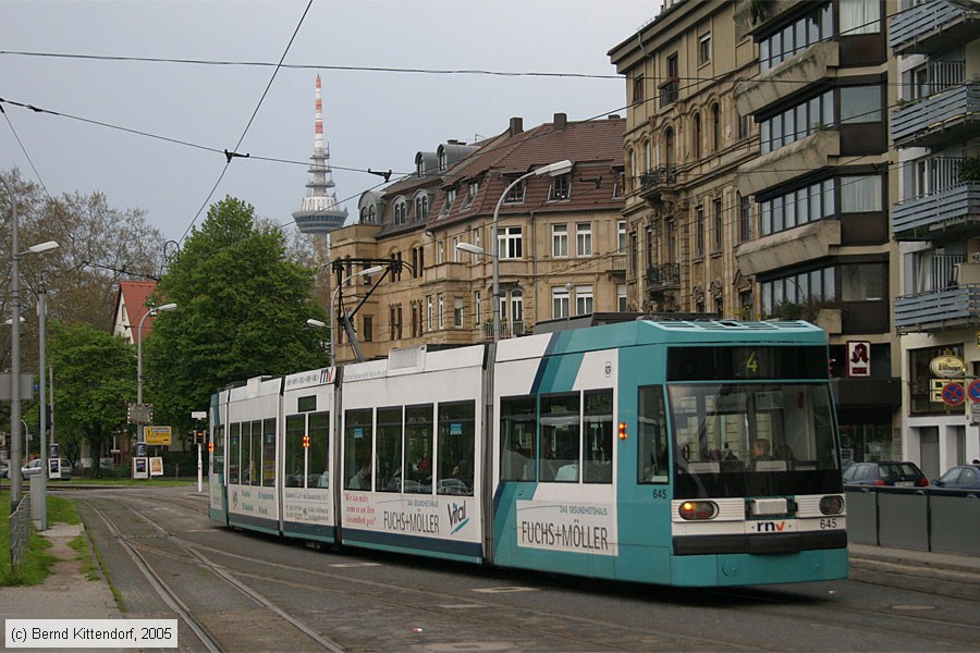 Straßenbahn Mannheim - 645
/ Bild: mvg645_e0016412.jpg