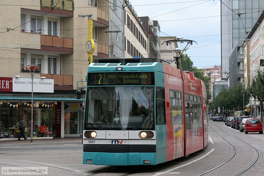 Straßenbahn Mannheim - 5647
/ Bild: rnv5647_bk1108030010.jpg