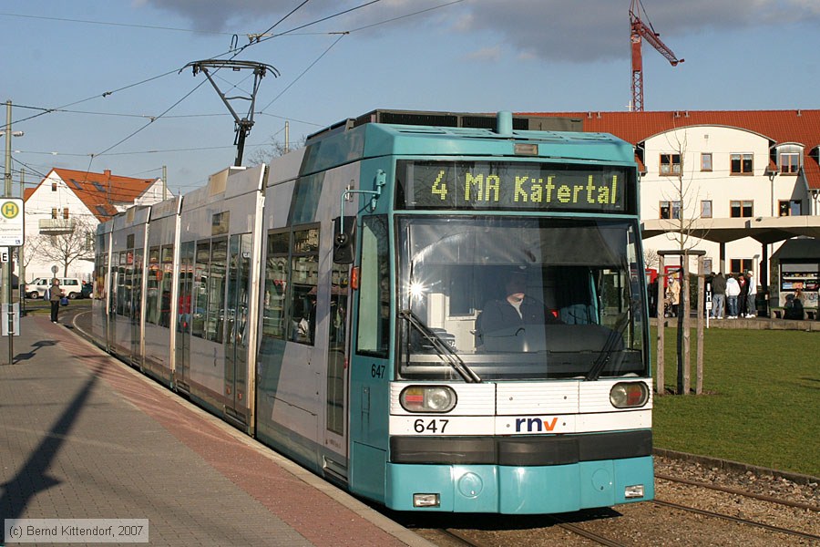 Straßenbahn Mannheim - 647
/ Bild: mvg647_bk0702150010.jpg
