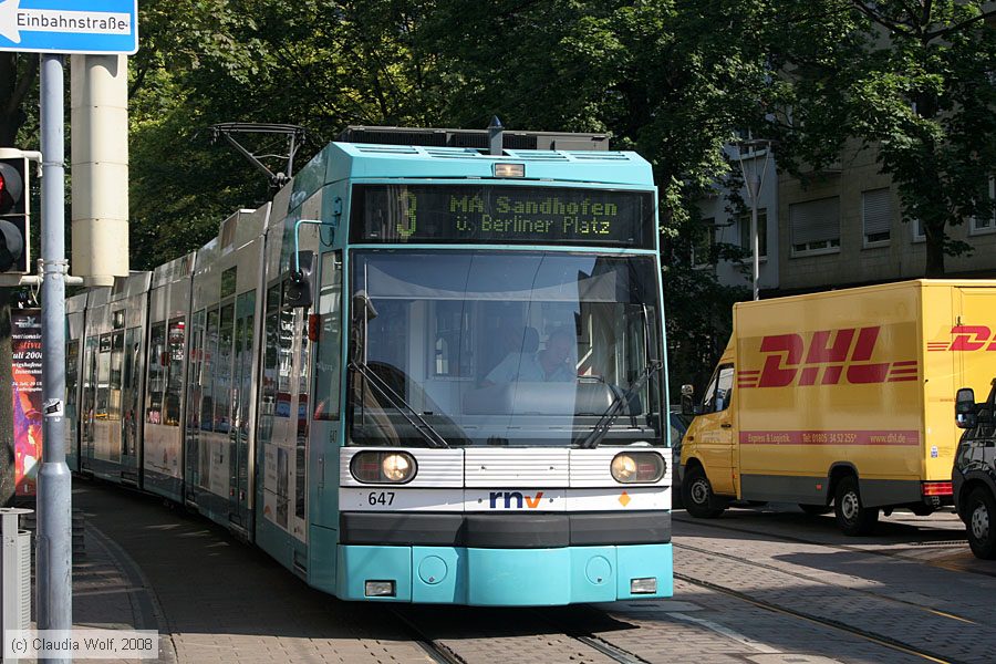 Straßenbahn Mannheim - 647
/ Bild: mvg647_cw0807140013.jpg