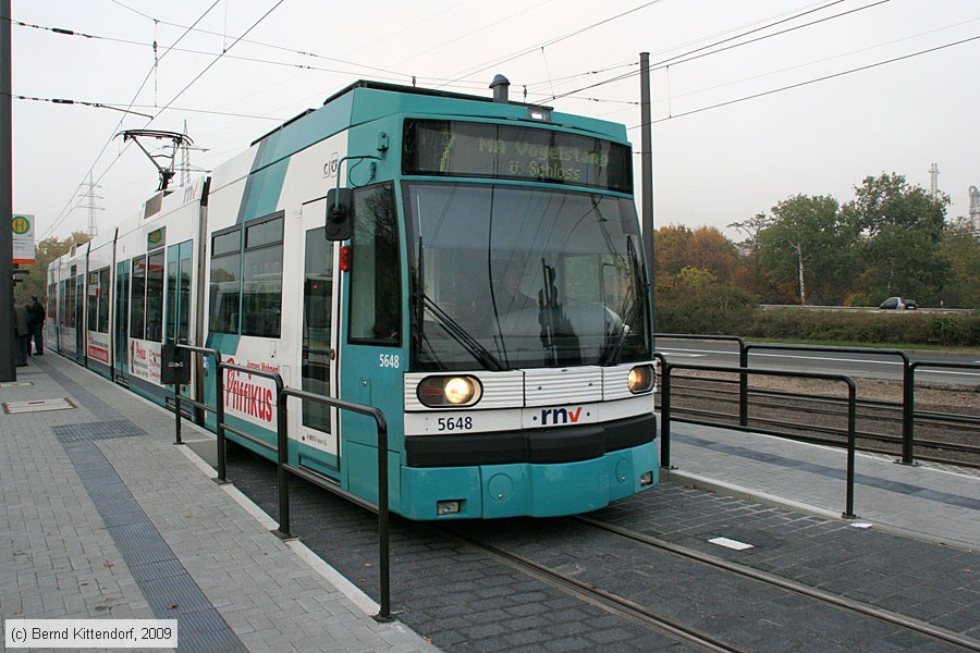 Straßenbahn Mannheim - 5648
/ Bild: rnv5648_bk0910290027.jpg