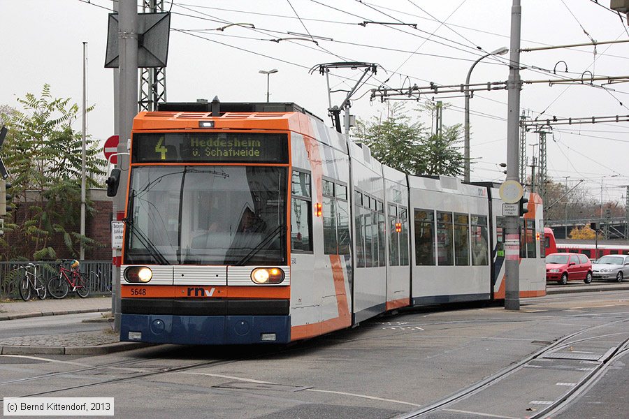 Straßenbahn Mannheim - 5648
/ Bild: rnv5648_bk1311210003.jpg