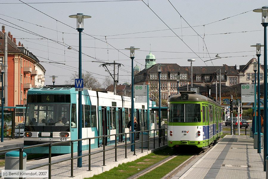 Straßenbahn Mannheim - 648
/ Bild: mvg648_bk0704010056.jpg