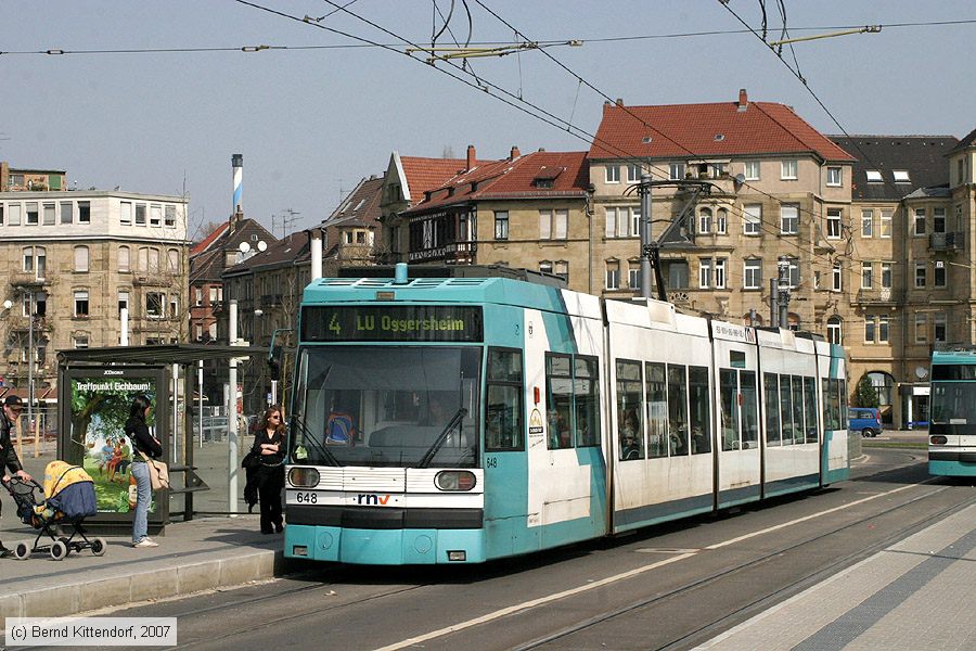 Straßenbahn Mannheim - 648
/ Bild: mvg648_bk0704010083.jpg Straßenbahn Mannheim - 648
/ Bild: mvg648_bk0704010083.jpg