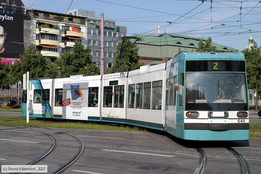 Straßenbahn Mannheim - 648
/ Bild: mvg648_bk0707140072.jpg