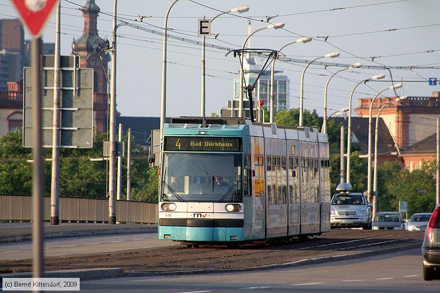 Straßenbahn Mannheim - 648
/ Bild: mvg648_bk0906130017.jpg