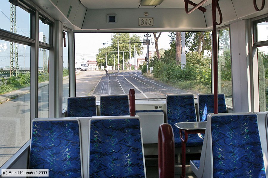 Straßenbahn Mannheim - 648 - Innenansicht
/ Bild: mvg648_bk0907030001.jpg