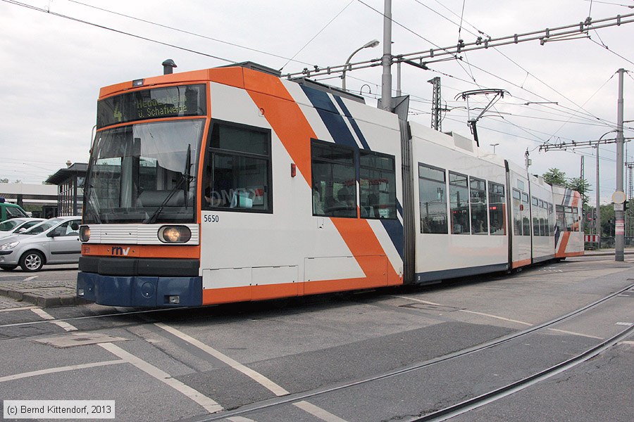 Straßenbahn Mannheim - 5650
/ Bild: rnv5650_bk1306120009.jpg