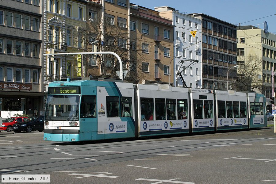 Straßenbahn Mannheim - 650
/ Bild: mvg650_bk0703110093.jpg
