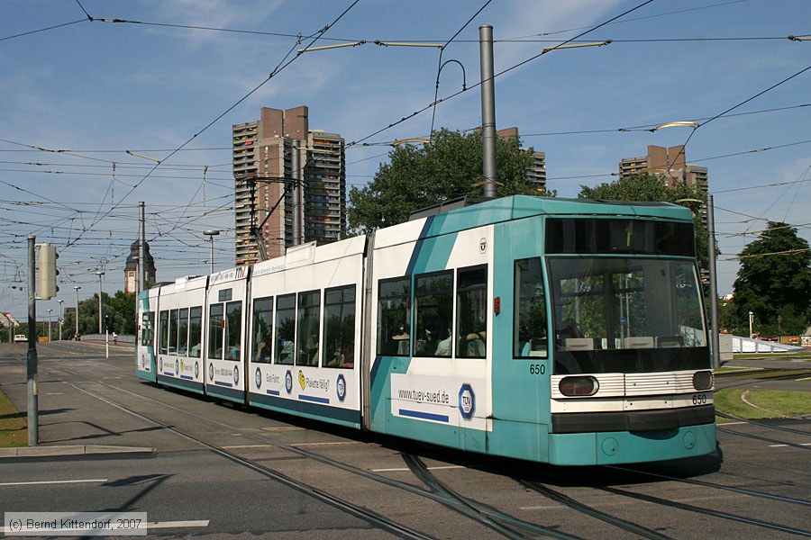 Straßenbahn Mannheim - 650
/ Bild: mvg650_bk0707140027.jpg