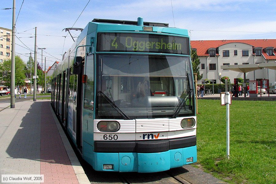 Straßenbahn Mannheim - 650
/ Bild: mvg650_cw011095.jpg