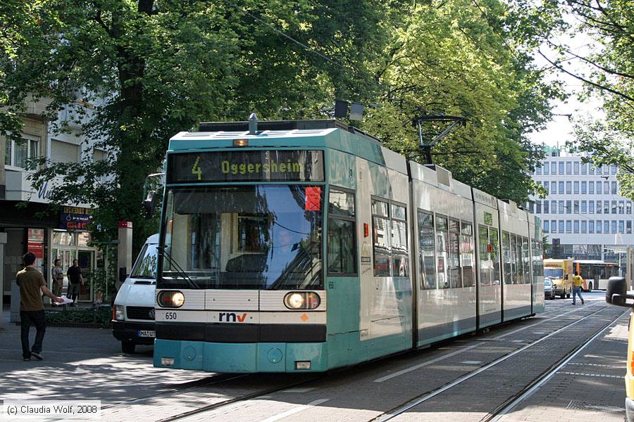 Straßenbahn Mannheim - 650
/ Bild: mvg650_cw0807140001.jpg
