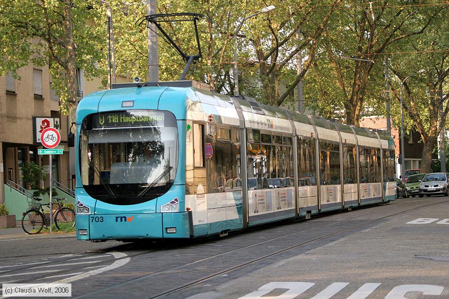 Straßenbahn Mannheim - 703
/ Bild: mvg703_cw0605090158.jpg