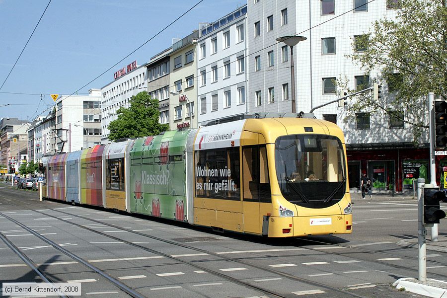 Straßenbahn Mannheim - 704
/ Bild: mvg704_bk0805040007.jpg