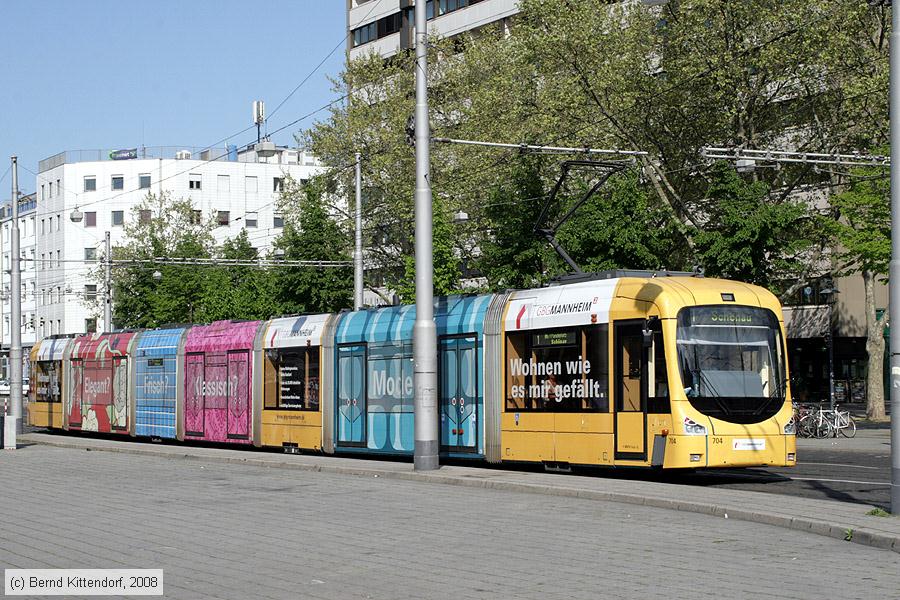 Straßenbahn Mannheim - 704
/ Bild: mvg704_bk0805040044.jpg