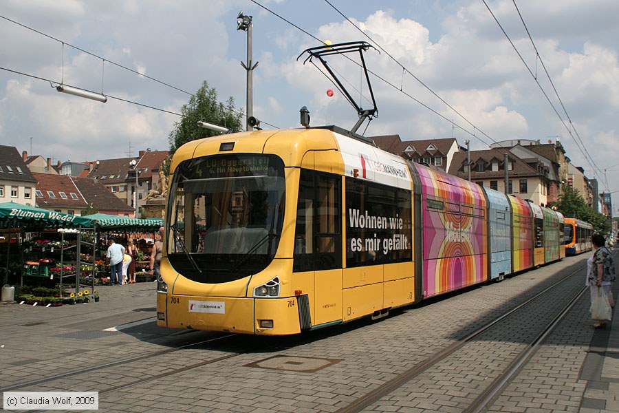 Straßenbahn Mannheim - 704
/ Bild: mvg704_cw0907020035.jpg