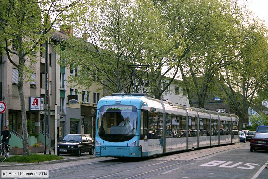 Stra&szlig;enbahn Mannheim - 708
/ Bild: mvg708_e0003418.jpg