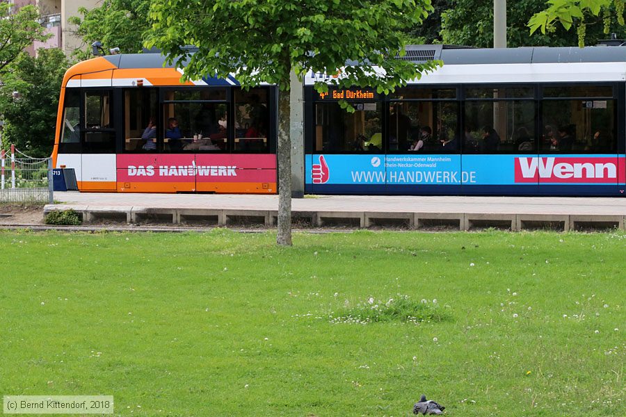 Stra&szlig;enbahn Mannheim - 5713
/ Bild: rnv5713_bk1805020005.jpg