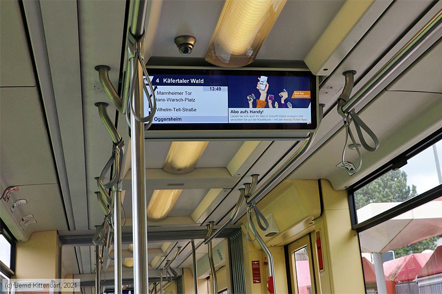 Straßenbahn Mannheim - 5713 - Innenansicht
/ Bild: rnv5713_bk2105200002.jpg Straßenbahn Mannheim - 5713 - Innenansicht
/ Bild: rnv5713_bk2105200002.jpg