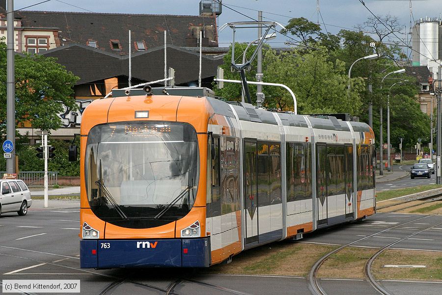 Stra&szlig;enbahn Mannheim - 763
/ Bild: mvg763_bk0705080077.jpg