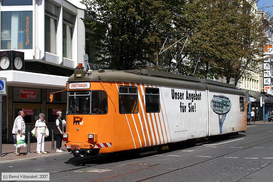 Stra&szlig;enbahn Mannheim - 1301
/ Bild: mvg1301_bk0708010042.jpg