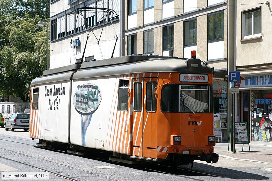 Straßenbahn Mannheim - 1301
/ Bild: mvg1301_bk0708010043.jpg Straßenbahn Mannheim - 1301
/ Bild: mvg1301_bk0708010043.jpg