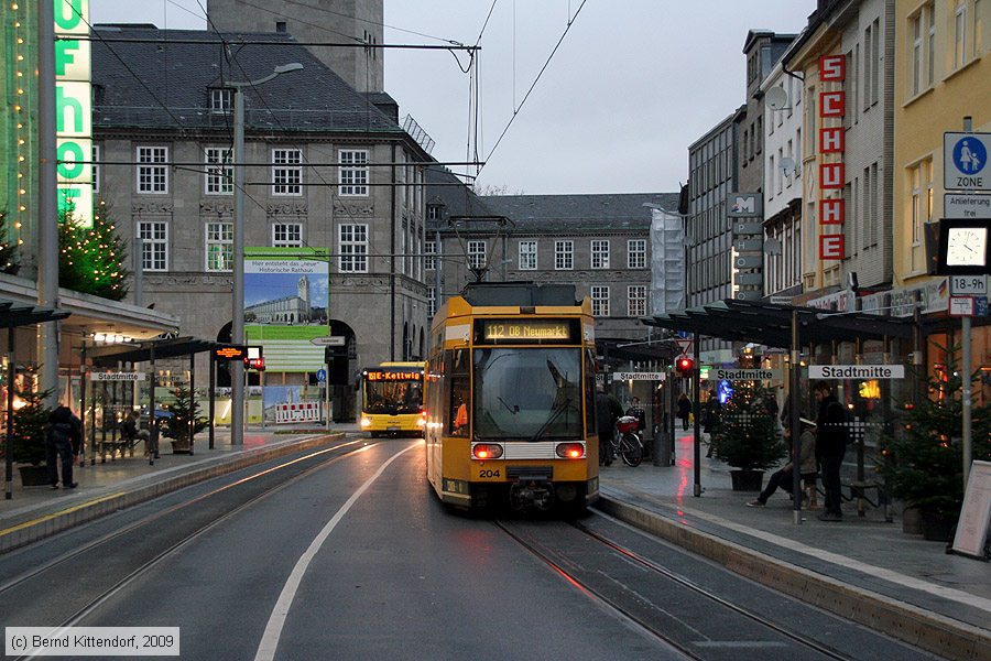 Straßenbahn Mülheim an der Ruhr - 204
/ Bild: muelheim204_bk0911250153.jpg