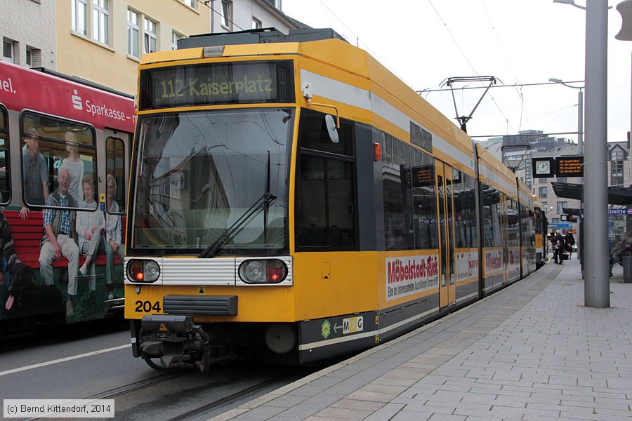 Straßenbahn Mülheim an der Ruhr - 204
/ Bild: muelheim204_bk1405230037.jpg