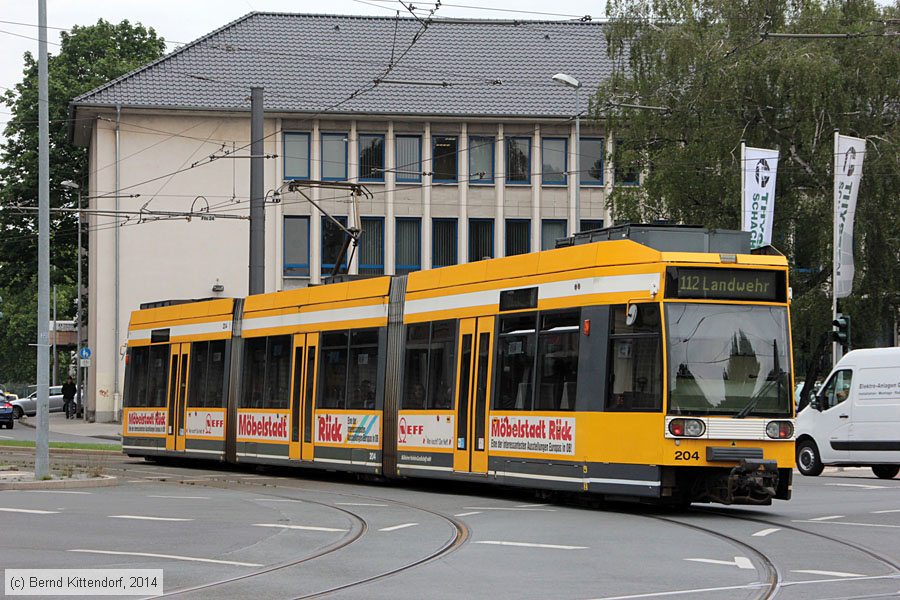 Straßenbahn Mülheim an der Ruhr - 204
/ Bild: muelheim204_bk1405230071.jpg