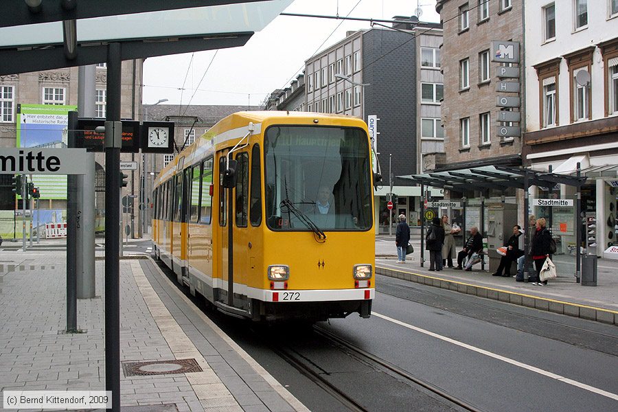 Straßenbahn Mülheim an der Ruhr - 272
/ Bild: muelheim272_bk0910220064.jpg