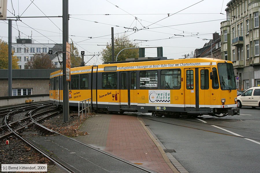 Straßenbahn Mülheim an der Ruhr - 275
/ Bild: muelheim275_bk0910220042.jpg