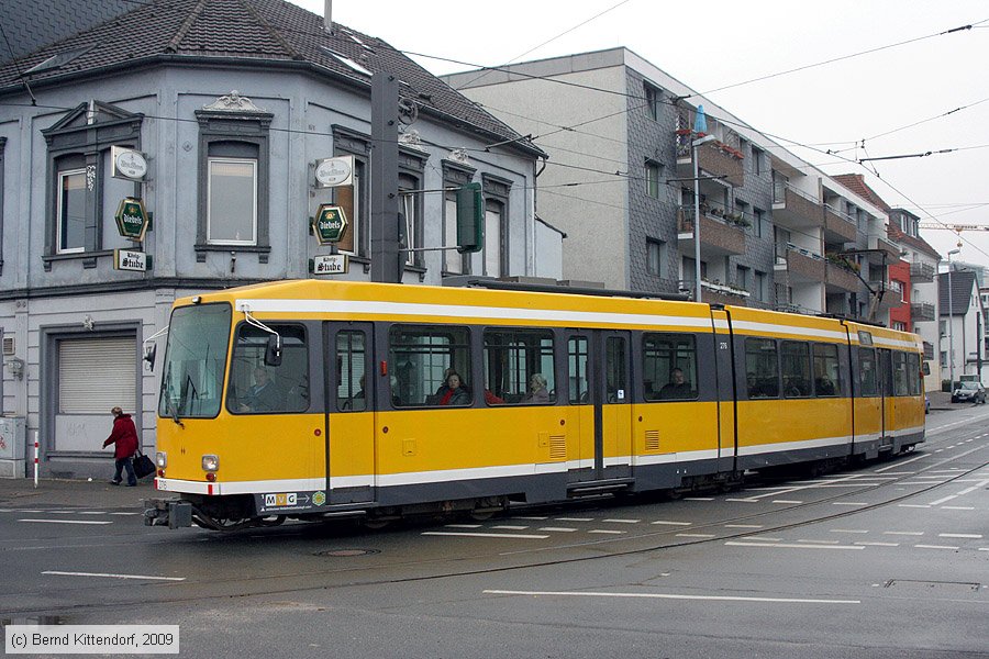 Straßenbahn Mülheim an der Ruhr - 276
/ Bild: muelheim276_bk0910220049.jpg
