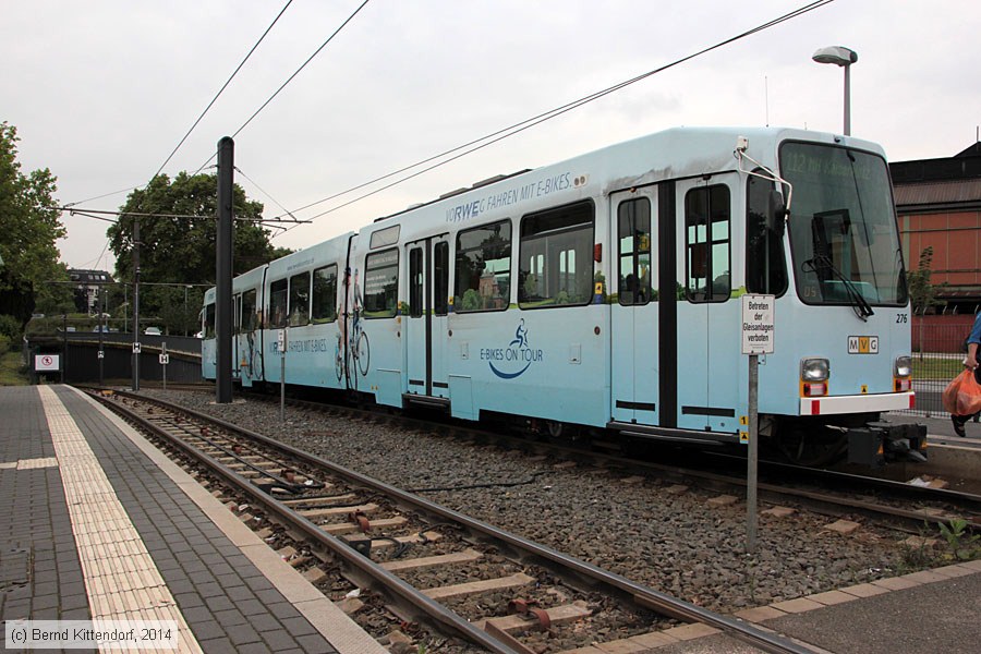 Straßenbahn Mülheim an der Ruhr - 276
/ Bild: muelheim276_bk1405230076.jpg