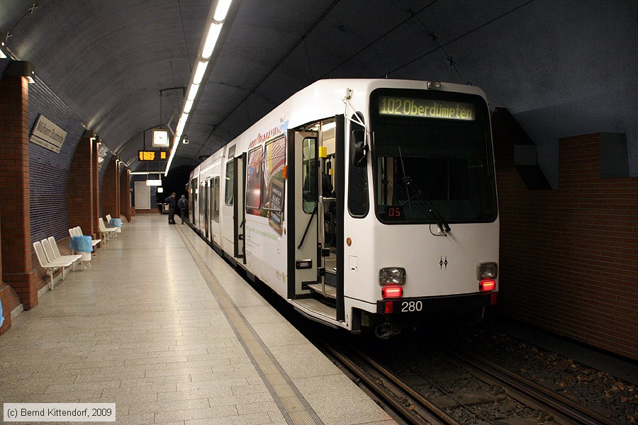 Stra&szlig;enbahn M&uuml;lheim an der Ruhr - 280
/ Bild: muelheim280_bk0911250162.jpg