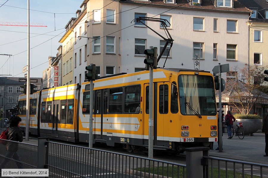 Straßenbahn Mülheim an der Ruhr - 285
/ Bild: muelheim285_bk1410280041.jpg