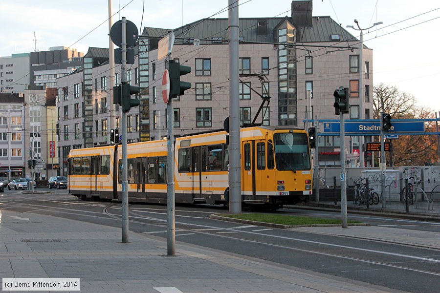 Straßenbahn Mülheim an der Ruhr - 285
/ Bild: muelheim285_bk1410280049.jpg