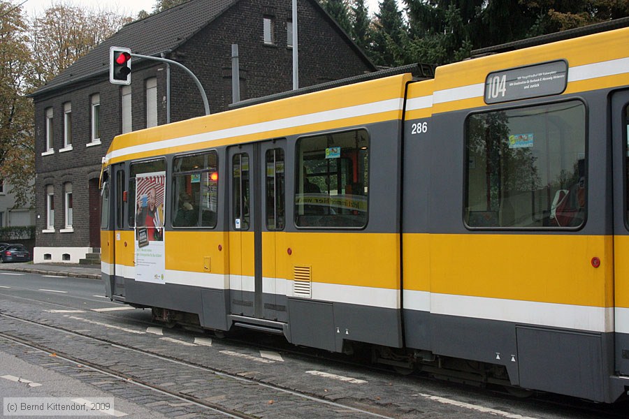 Straßenbahn Mülheim an der Ruhr - 286
/ Bild: muelheim286_bk0910220107.jpg
