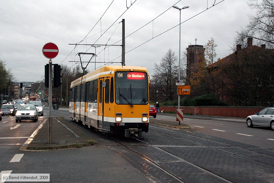 Straßenbahn Mülheim an der Ruhr - 288
/ Bild: muelheim288_bk0911250124.jpg