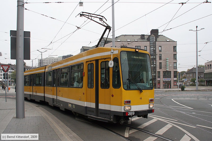 Straßenbahn Mülheim an der Ruhr - 289
/ Bild: muelheim289_bk0910220139.jpg