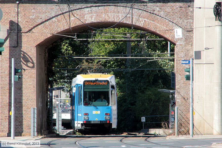 Straßenbahn Mülheim an der Ruhr - 289
/ Bild: muelheim289_bk1309050081.jpg