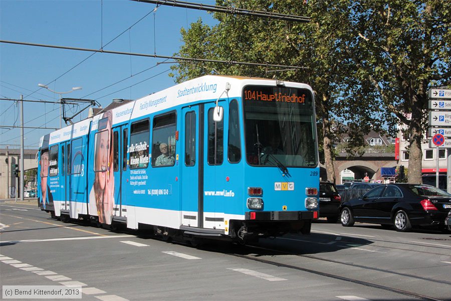 Straßenbahn Mülheim an der Ruhr - 289
/ Bild: muelheim289_bk1309050083.jpg
