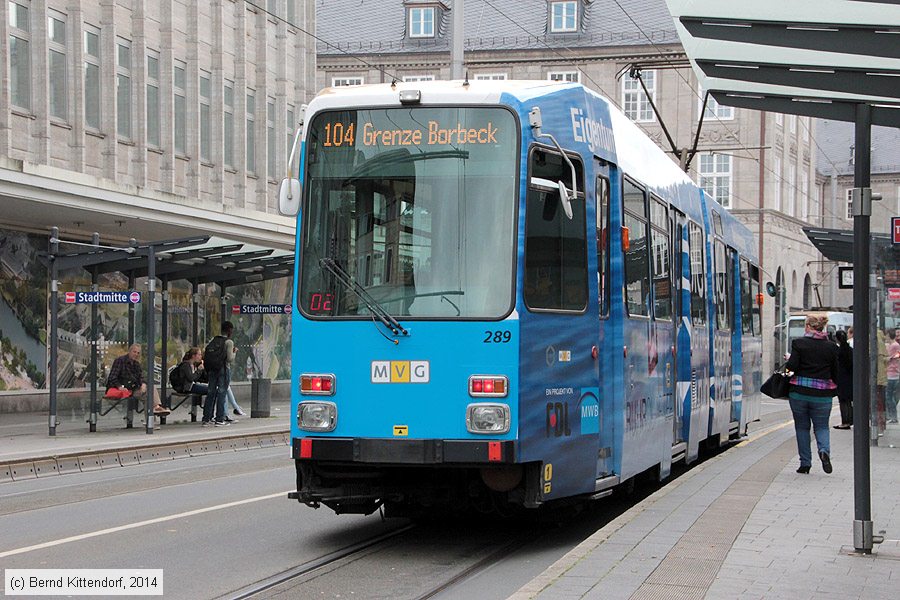 Straßenbahn Mülheim an der Ruhr - 289
/ Bild: muelheim289_bk1405230007.jpg