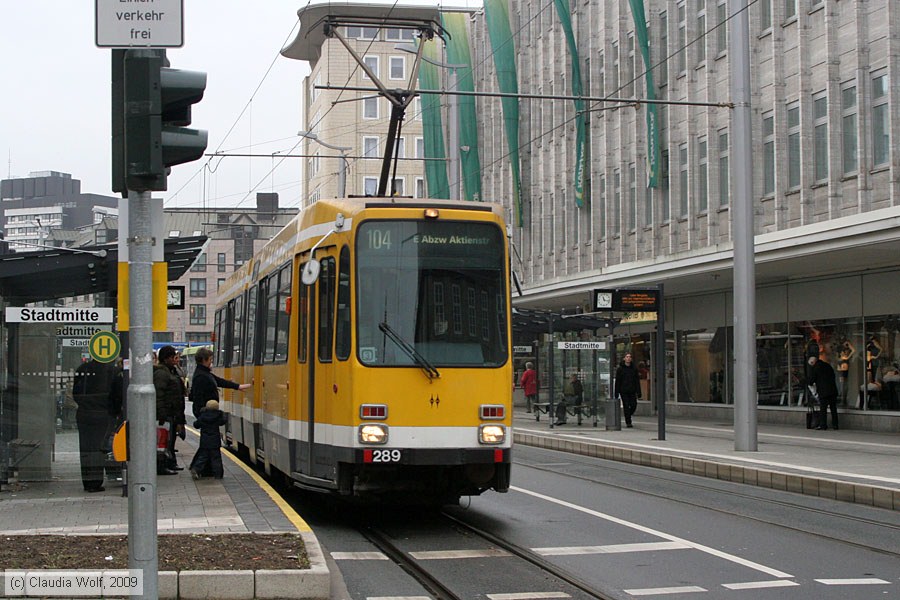 Straßenbahn Mülheim an der Ruhr - 289
/ Bild: muelheim289_cw0910220040.jpg