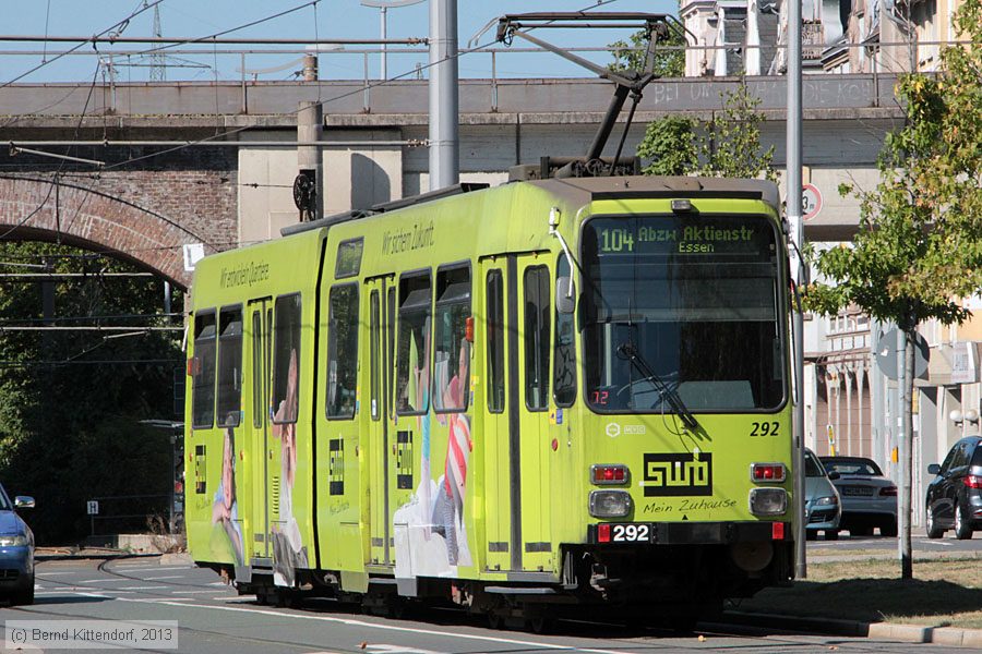 Straßenbahn Mülheim an der Ruhr - 292
/ Bild: muelheim292_bk1309050092.jpg