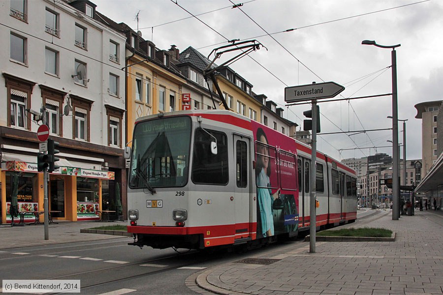 Straßenbahn Mülheim an der Ruhr - 298
/ Bild: muelheim298_bk1405230041.jpg