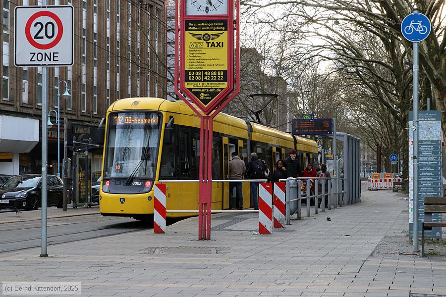Straßenbahn Mülheim an der Ruhr - 8002
/ Bild: muelheim8002_bk2503130110.jpg