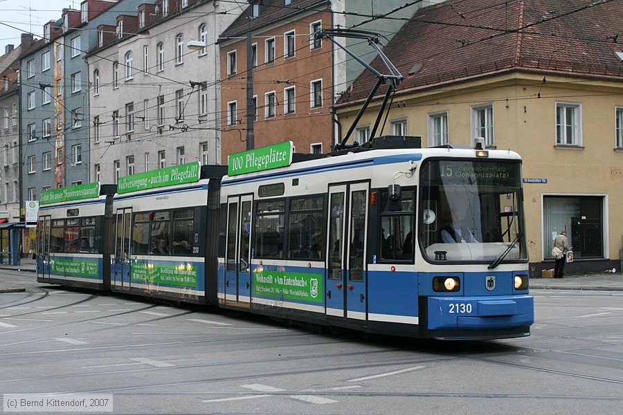 M&uuml;nchen - Stra&szlig;enbahn - 2130
/ Bild: muenchen2130_bk0710270083.jpg